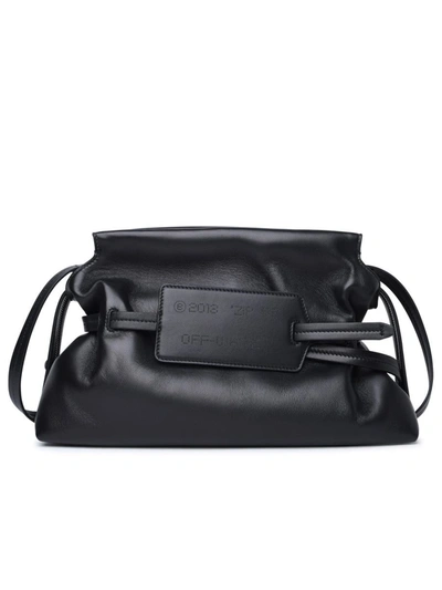 Off-white Pochette Zip Tie In Black