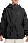 Nike Women's  Sportswear Everything Wovens Oversized Hooded Jacket In Black
