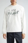 PALMES PALMES STUMBLE LONG SLEEVE GRAPHIC T-SHIRT
