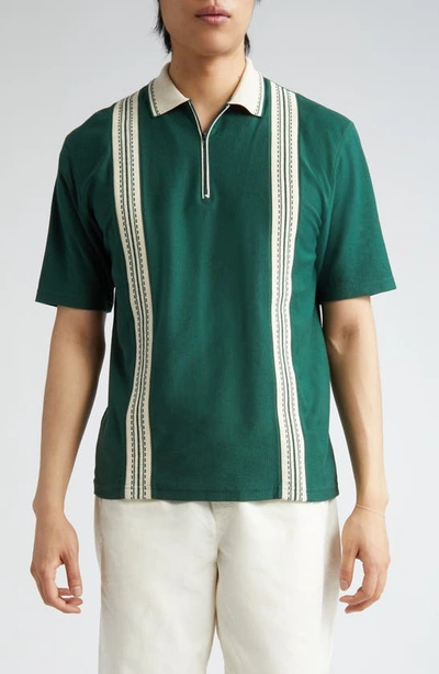 PALMES LUCA ORGANIC COTTON PIQUÉ ZIP POLO