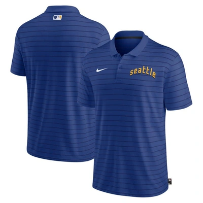 Nike Seattle Mariners City Connect Victory  Men's Dri-fit Mlb Polo In Blue