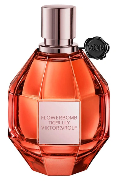 Viktor & Rolf Flowerbomb Tiger Lily Eau De Parfum 1.7 oz / 50 ml Eau De Parfum Spray In White