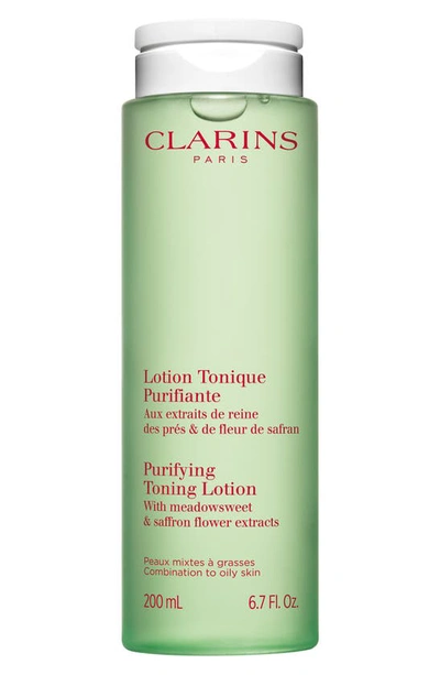 CLARINS PURIFYING TONING LOTION WITH MEADOWSWEET, 6.7 OZ
