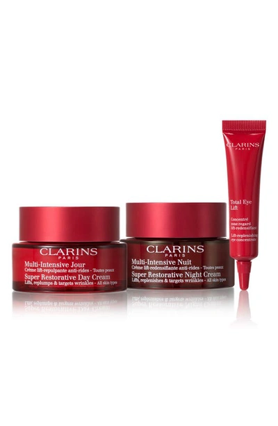 CLARINS SUPER RESTORATIVE ANTI-AGING DAY & NIGHT SET (LIMITED EDITION) $318 VALUE