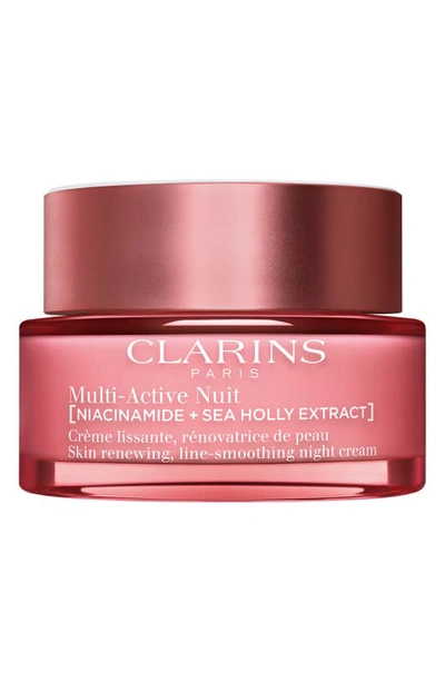 CLARINS CLARINS MULTI-ACTIVE NIGHT MOISTURIZER FOR LINES, PORES, GLOW WITH NIACINAMIDE