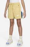 Nike Sportswear Amplify Big Kids' Woven Shorts In Yellow