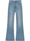Ganni Blue Iry Jeans In Blue