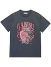 GANNI GANNI RELAXED STRAWBERRY T-SHIRT