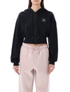 Adidas By Stella Mccartney Asmc Cro Hoodie Clothing In Black