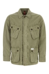 Fay Sage Green Cotton Jungle Jacket In Green
