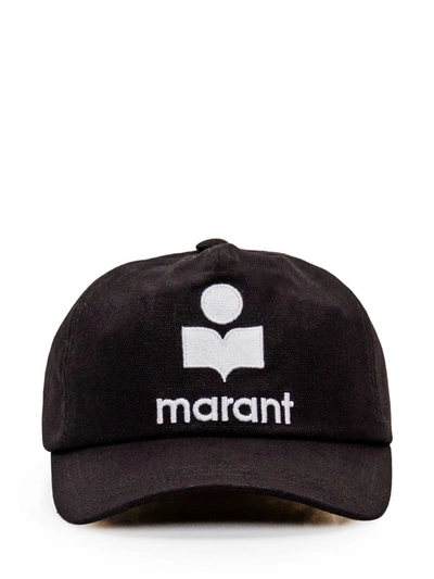 Isabel Marant Tyron Logo Baseball Cap In Black