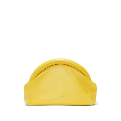 Jw Anderson Woman Yellow Leather Clutch