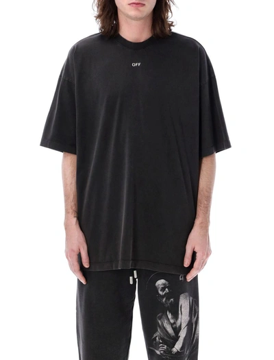 Off-white T-shirts In Black Grey