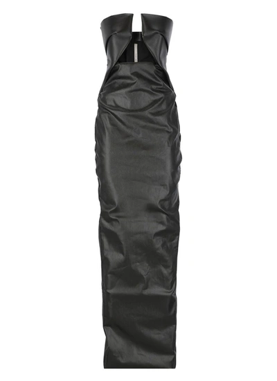 Rick Owens 'prong Gown' Dress In Black