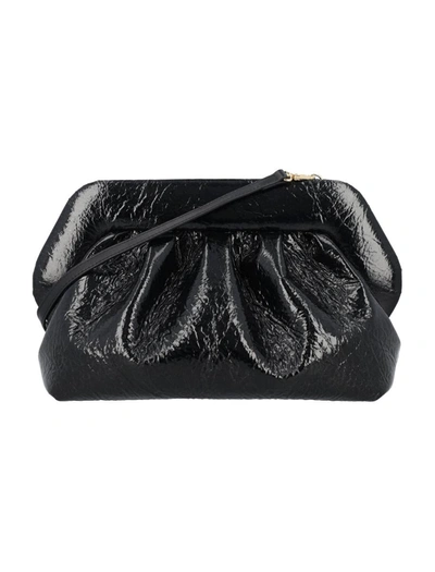 Themoirè Bios Clutch Pineapple Leather In Black