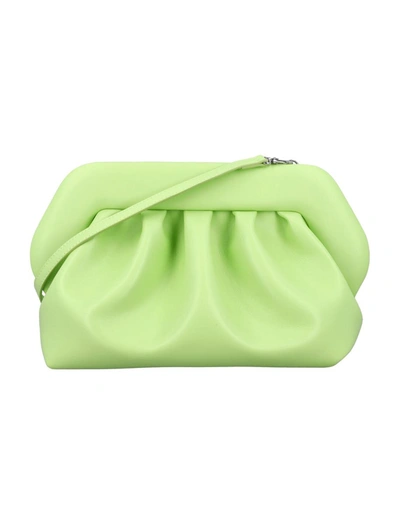 Themoirè Bios Vegan Fabric Clutch In Foliage Acid Green