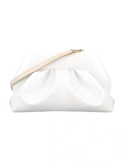 Themoirè Tia Clutch Pineapple Leather In Shell Ivory