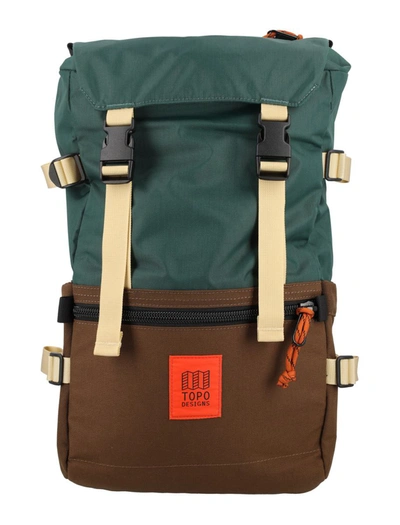 Topo Designs Rover Pack Classic In Forest Cocoa
