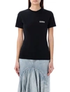 Vetements Fitted Tee In Black