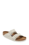 Birkenstock Arizona Soft Slide Sandal In Antique White