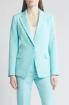 Kobi Halperin Jordi Twill Jacket In Aqua