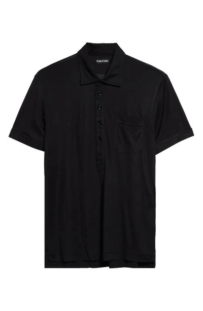 Tom Ford Black Sheer Polo