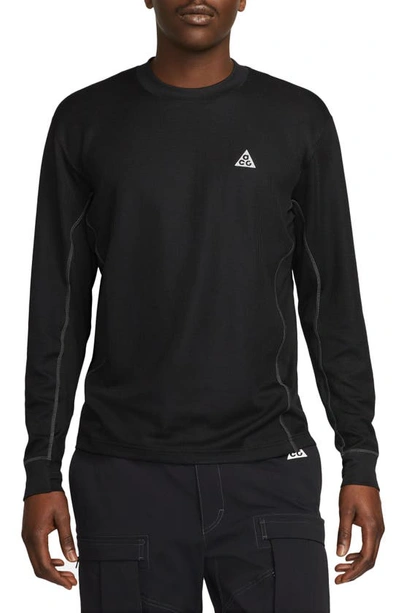 Nike Men's  Acg Dri-fit Adv "goat Rocks" Long-sleeve Winterized Top In Black