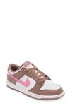Nike Dunk Low "smokey Mauve" Sneakers In Smokey/ Pink/ White