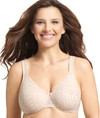 OLGA WOMEN'S SHEER LEAVES MINIMIZER BRA