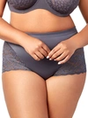 Elila Isabella Lace Boyshort In Grey