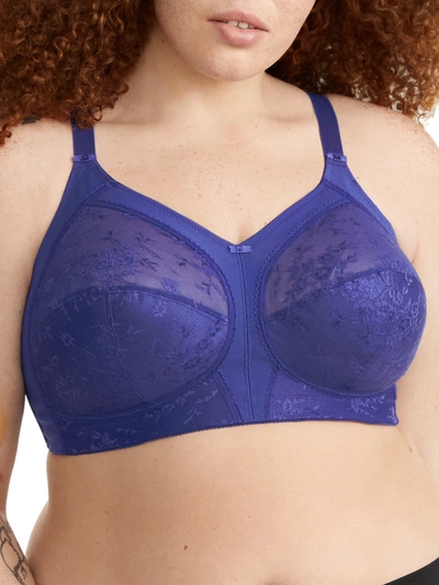 Goddess Verity Lace Full Coverage Wire-free Bra In Ultramarine