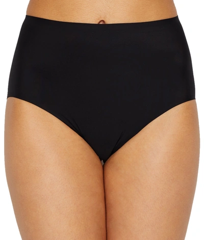 Tc Fine Intimates Edge Matte Microfiber Modern Full Brief In Deep Black