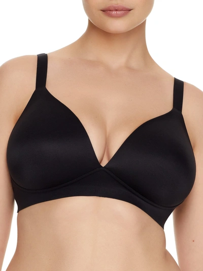 Bali Comfort Revolution Soft Touch Perfect Wire-free Bra In Black