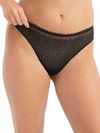 Bare The Flirty Lace Thong In Black