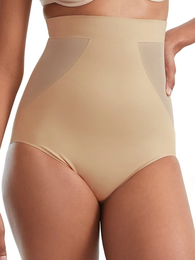 Tc Fine Intimates Extra Firm Control Total Contour High-waist Brief In Warm Beige
