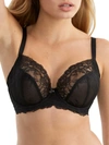 Panache Ana Side Support Plunge Bra In Black