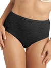 Tc Fine Intimates All Over Lace Modern Brief In Black