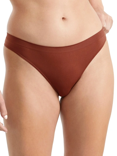 Bare Women's The Easy Everyday Seamless Thong In Brown