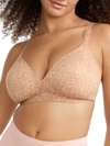Bali Comfort Revolution Ultimate Wire-free Support T-shirt Bra In Warm Brown Animal