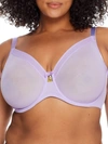 Curvy Couture All You Mesh Bra In Lavender Mist