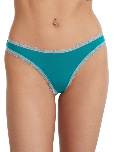 B.tempt'd By Wacoal Inspired Eyelet Thong In Multi