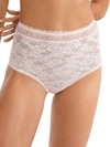 Bare Soft Stretch High-waist Lace Brief In Multi