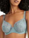 Panache Rocha Balconette Bra In Stone Blue