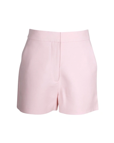 Valentino Tailored Shorts In Pink Wool