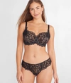 Panache Allure Brief In Black,latte