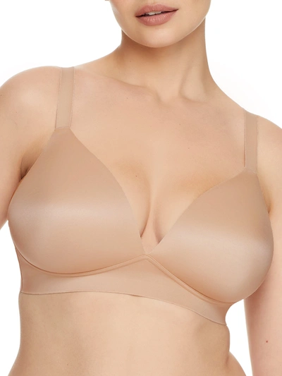 Bali Comfort Revolution Soft Touch Perfect Wire-free Bra In Almond