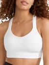 Body Up Strappy Back Sports Bra In White