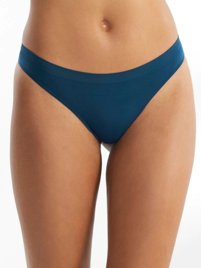 Bare Women's The Easy Everyday Seamless Thong In Blue