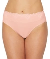 BALI BALI WOMEN'S SMOOTH PASSION FOR COMFORT LACE HI CUT BRIEF