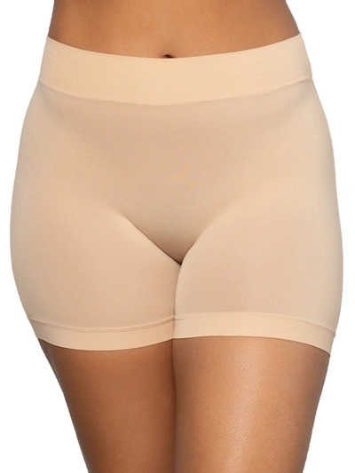 Curvy Couture Anti Chafing Slip Short In Champagne Nude